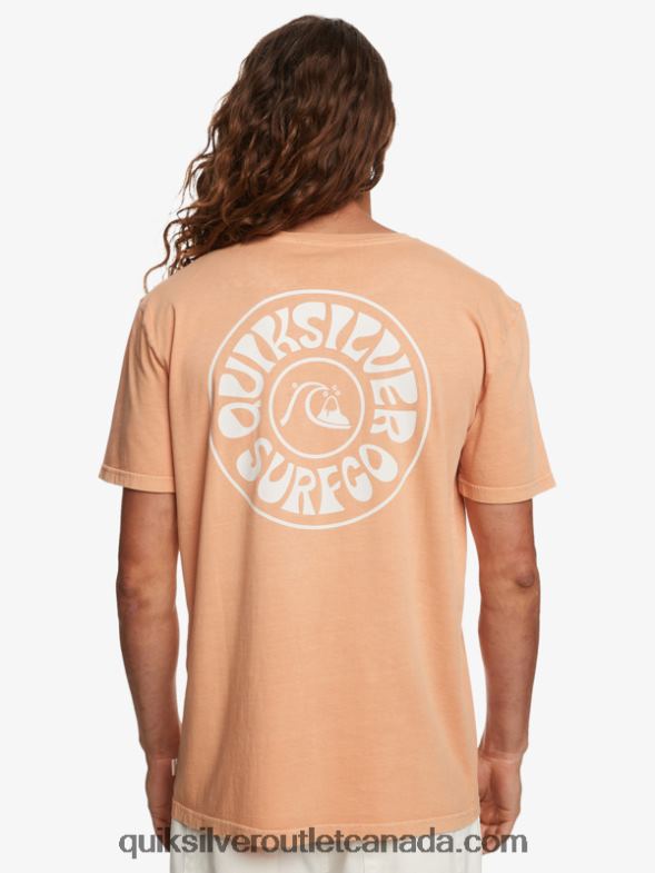 CA Quiksilver Men Stranger Days T-Shirt copper tan TX4R2753