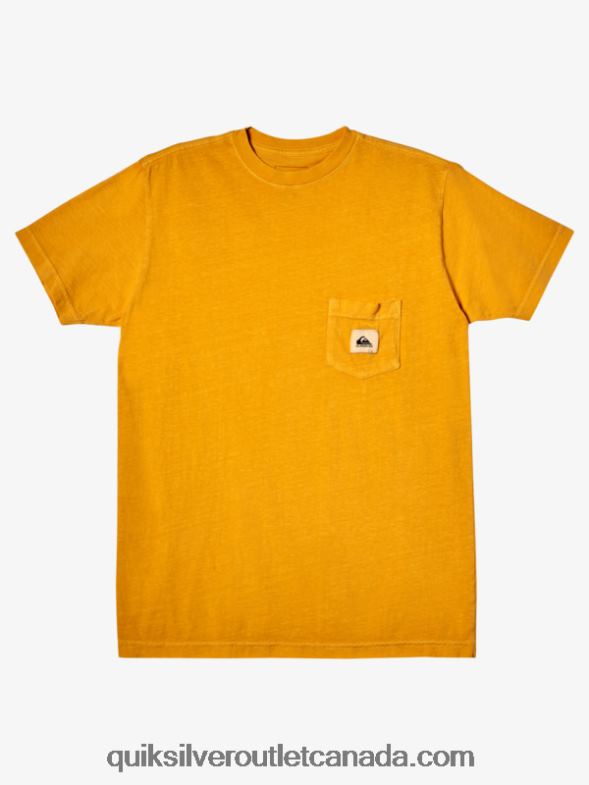 CA Quiksilver Men Sub Mission T-Shirt bright gold TX4R21045
