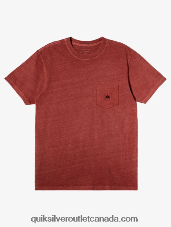 CA Quiksilver Men Sub Mission T-Shirt marsala TX4R21043