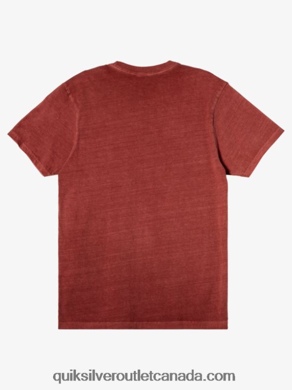 CA Quiksilver Men Sub Mission T-Shirt marsala TX4R21043