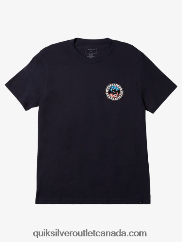CA Quiksilver Men Summer Fun T-Shirt navy blazer TX4R2468