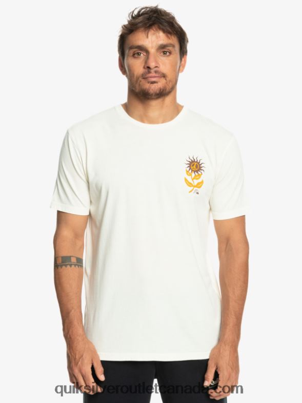 CA Quiksilver Men Sun Bloom T-Shirt birch TX4R21020