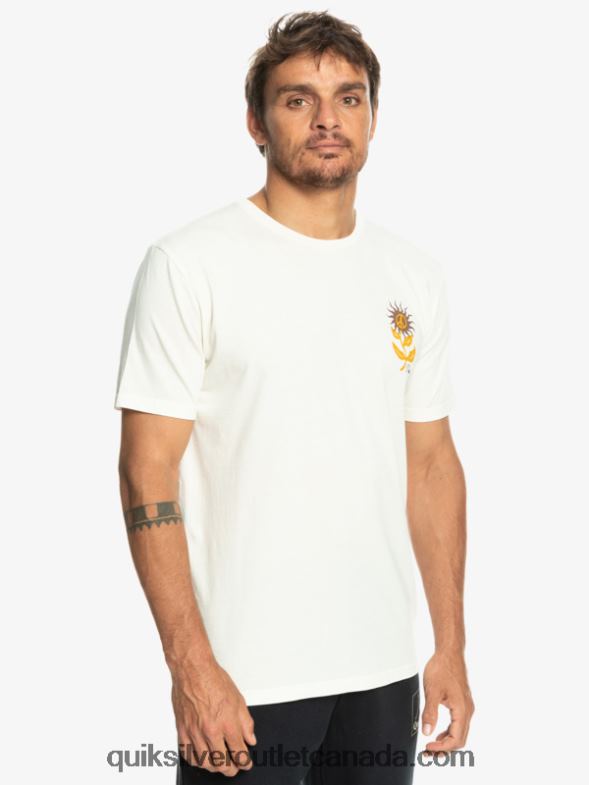 CA Quiksilver Men Sun Bloom T-Shirt birch TX4R21020