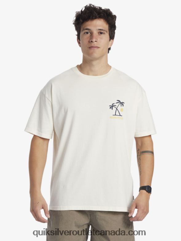 CA Quiksilver Men Sunset Rituals T-Shirt birch TX4R2391
