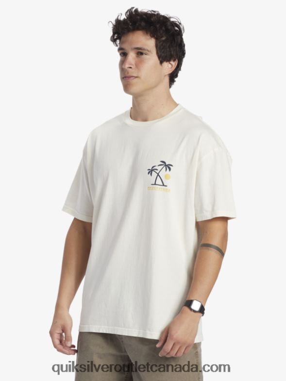 CA Quiksilver Men Sunset Rituals T-Shirt birch TX4R2391