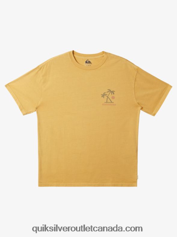 CA Quiksilver Men Sunset Rituals T-Shirt yolk yellow TX4R2390