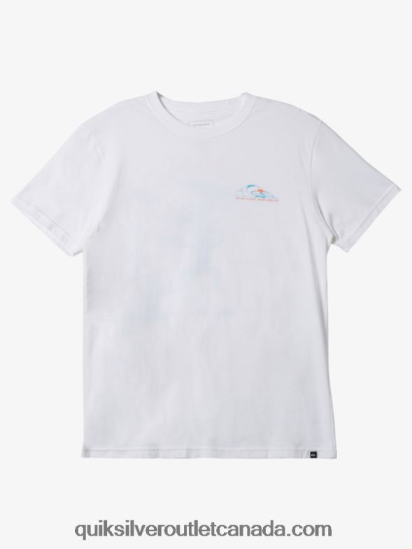 CA Quiksilver Men T-Shirt white TX4R2576