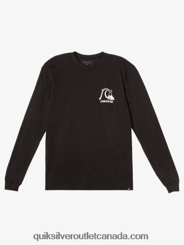 CA Quiksilver Men The Original Ls T-shirt black TX4R2999