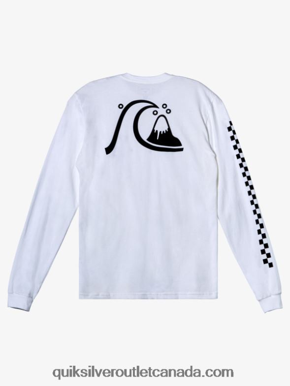 CA Quiksilver Men The Original Ls T-shirt white TX4R21001