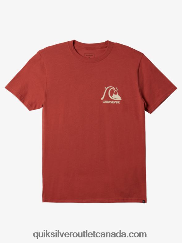 CA Quiksilver Men The Original T-shirt marsala TX4R21069
