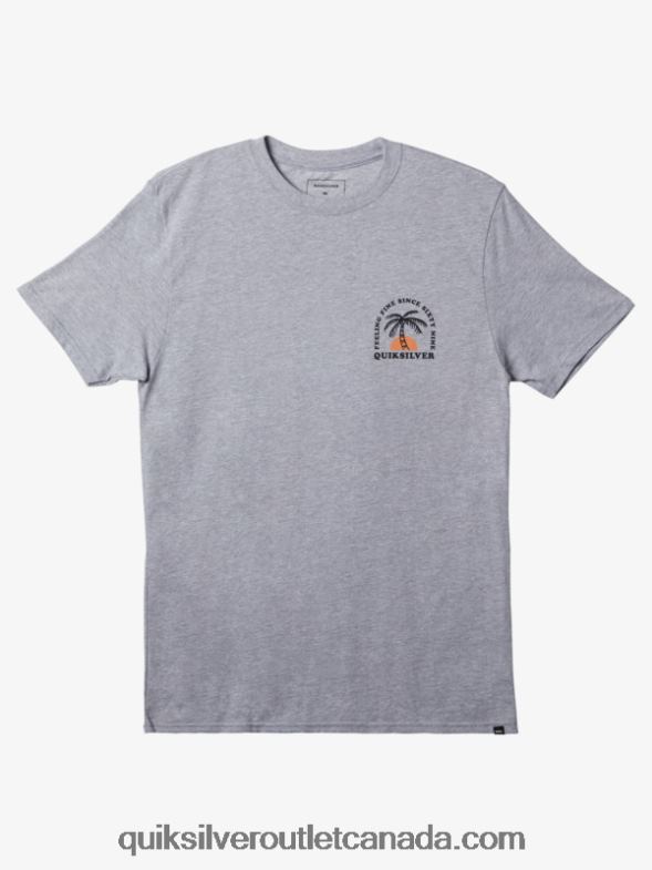 CA Quiksilver Men The Ripple T-Shirt athletic heather TX4R2185