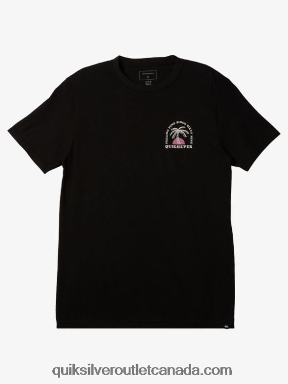 CA Quiksilver Men The Ripple T-Shirt black TX4R2187