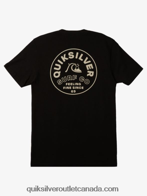 CA Quiksilver Men Timeless Spin T-Shirt black TX4R2106