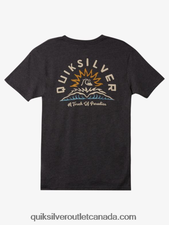 CA Quiksilver Men Water Tales Mod T-shirt charcoal heather TX4R2970