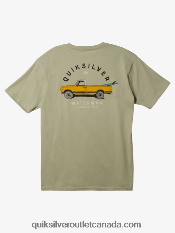 CA Quiksilver Men Waterman Beacons Bound T-Shirt tea TX4R21344