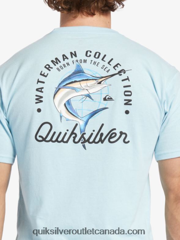 CA Quiksilver Men Waterman Beauty At Sea T-Shirt aquatic TX4R251