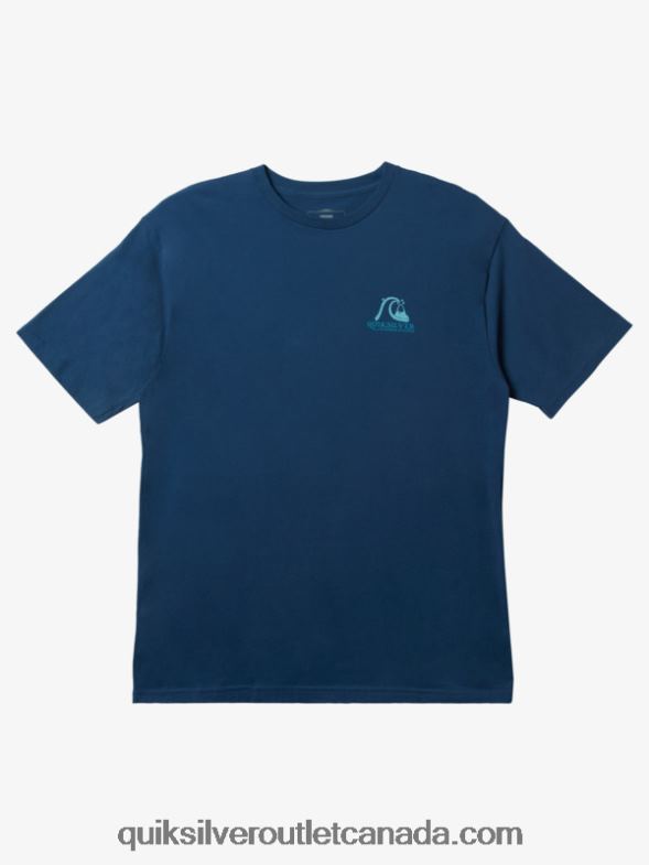 CA Quiksilver Men Waterman Get Jiggy T-Shirt ensign blue TX4R2947