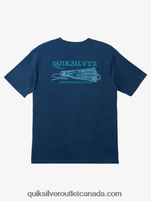 CA Quiksilver Men Waterman Get Jiggy T-Shirt ensign blue TX4R2947