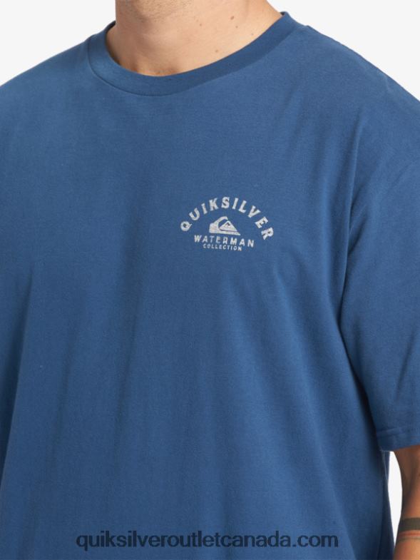 CA Quiksilver Men Waterman Heading Out T-Shirt ensign blue TX4R261