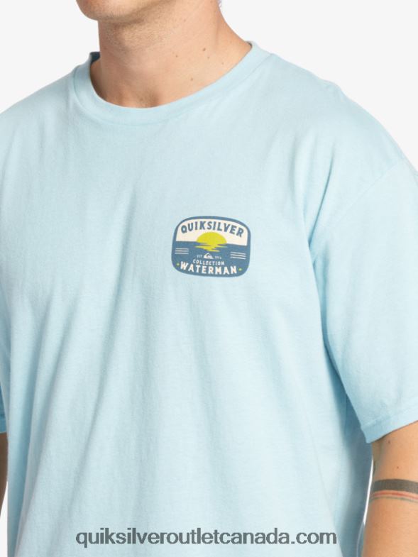 CA Quiksilver Men Waterman Lava Lamp T-Shirt aquatic TX4R2554