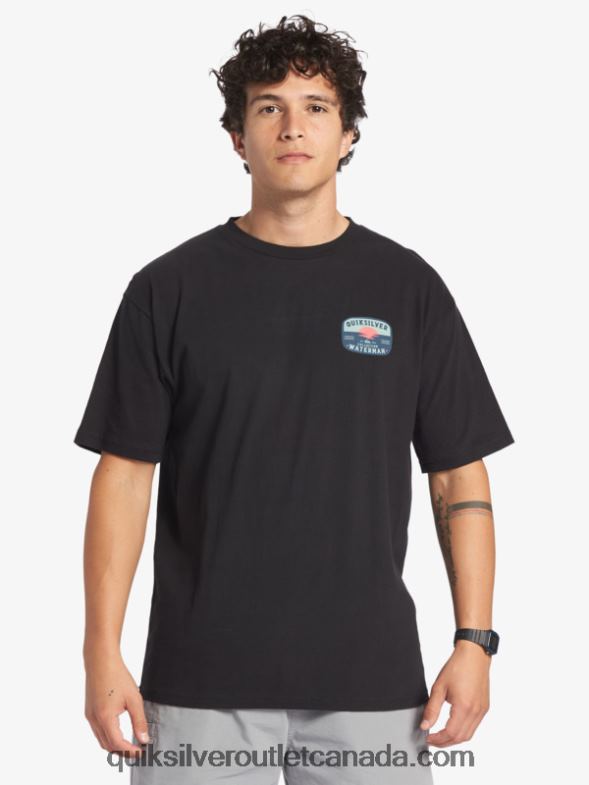 CA Quiksilver Men Waterman Lava Lamp T-Shirt black TX4R2553