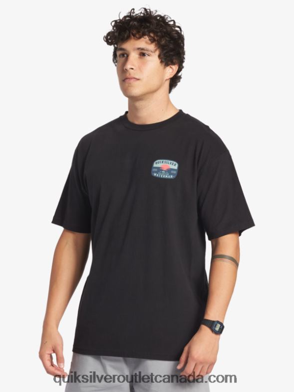 CA Quiksilver Men Waterman Lava Lamp T-Shirt black TX4R2553