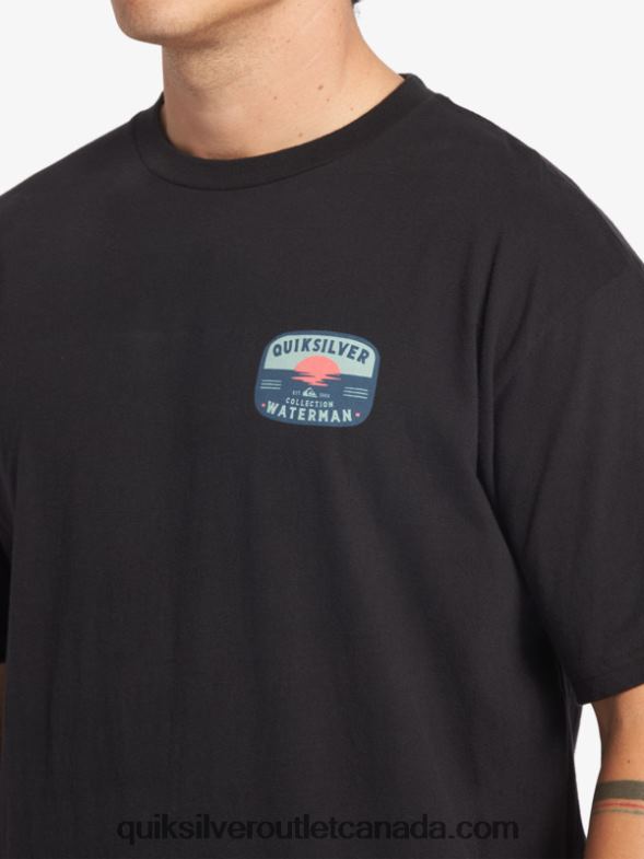 CA Quiksilver Men Waterman Lava Lamp T-Shirt black TX4R2553