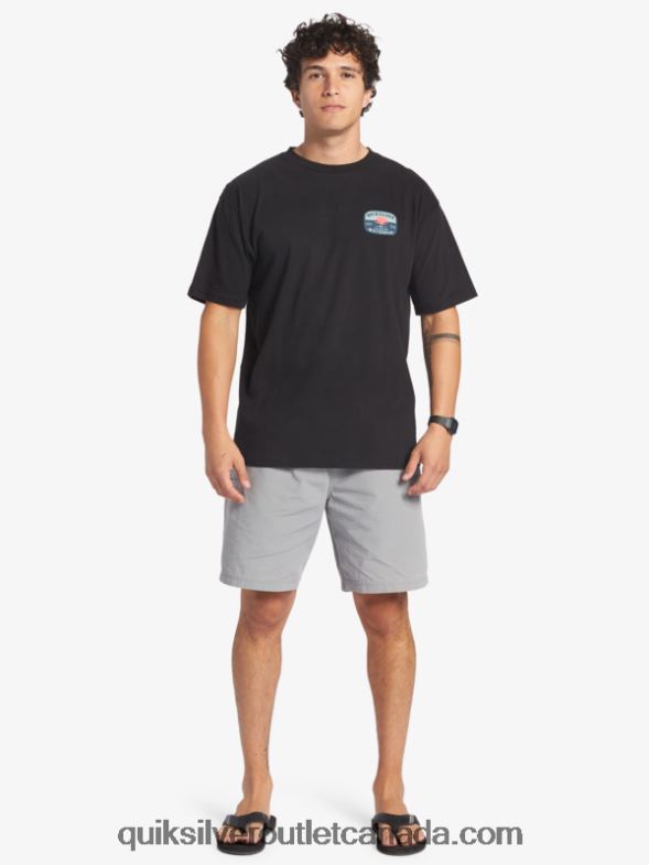 CA Quiksilver Men Waterman Lava Lamp T-Shirt black TX4R2553