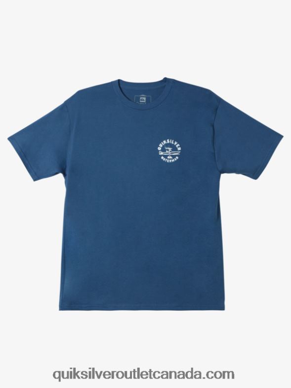 CA Quiksilver Men Waterman QS Outboarder T-Shirt ensign blue TX4R21482
