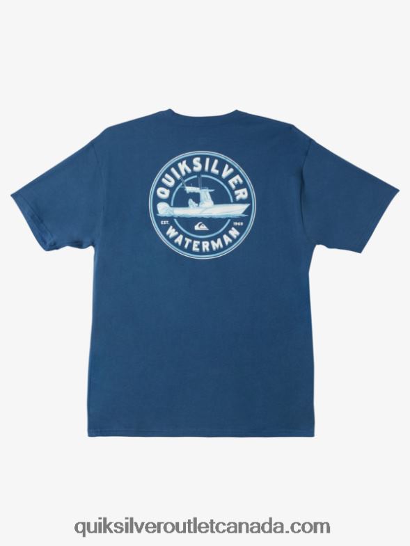 CA Quiksilver Men Waterman QS Outboarder T-Shirt ensign blue TX4R21482