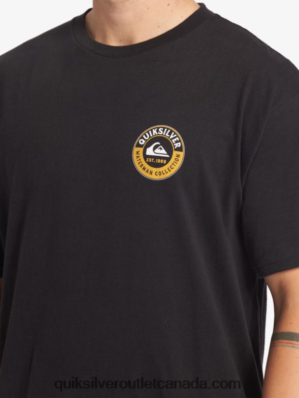 CA Quiksilver Men Waterman Sea Shark T-Shirt black TX4R240