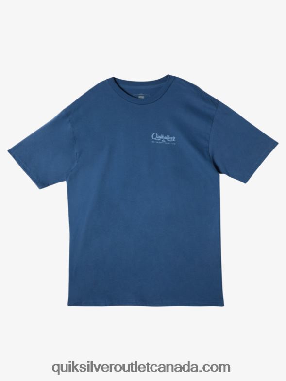 CA Quiksilver Men Waterman Undertow T-Shirt ensign blue TX4R254