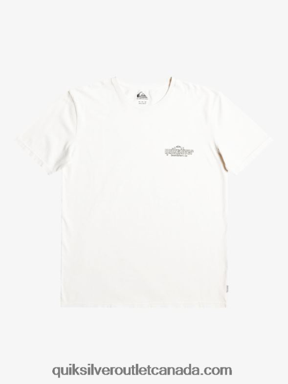 CA Quiksilver Men Words T-Shirt birch TX4R2934