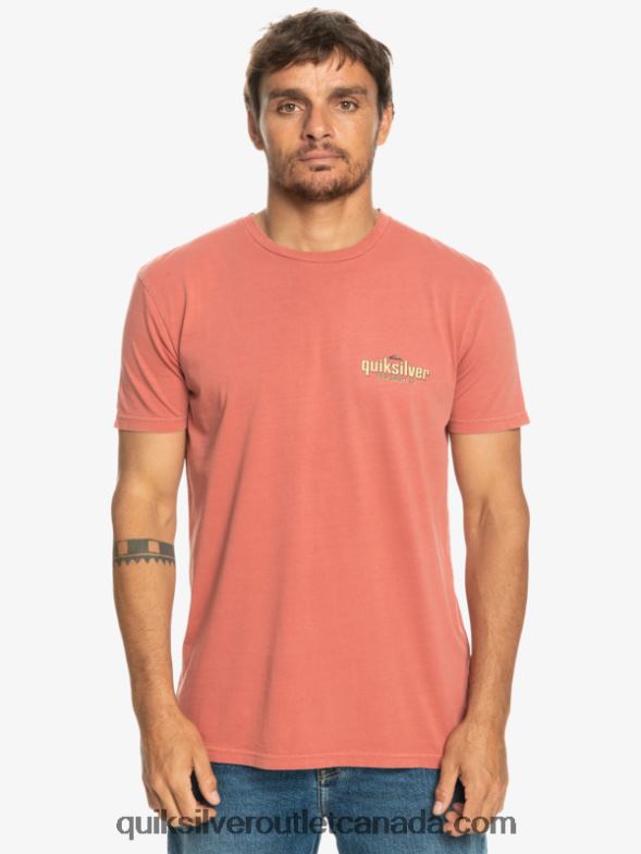 CA Quiksilver Men Words T-Shirt marsala TX4R2935