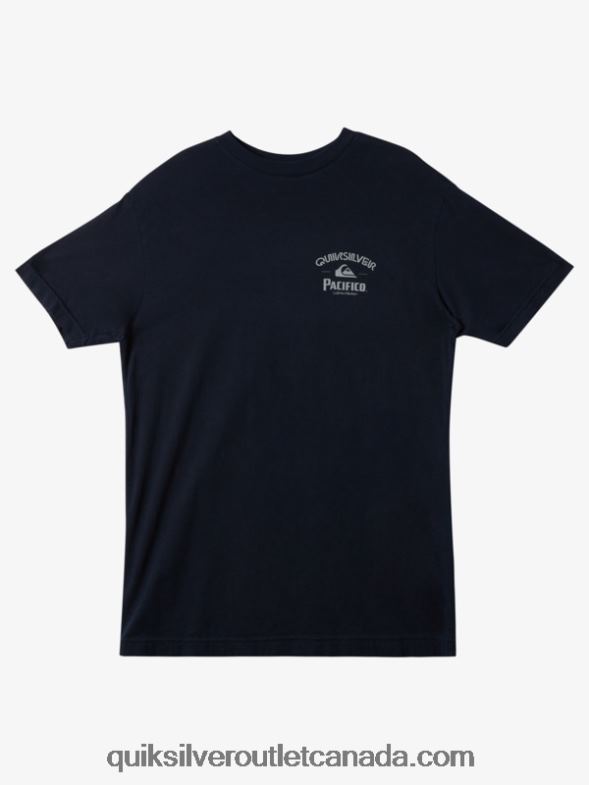 CA Quiksilver x Pacifico Men Lockup T-Shirt navy blazer TX4R21