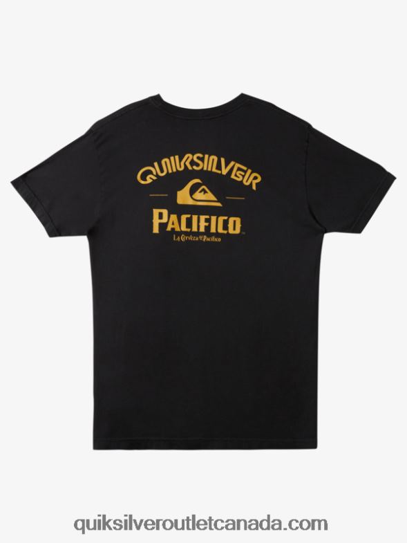 CA Quiksilver x Pacifico Men Straight Shooter T-Shirt tarmac TX4R28