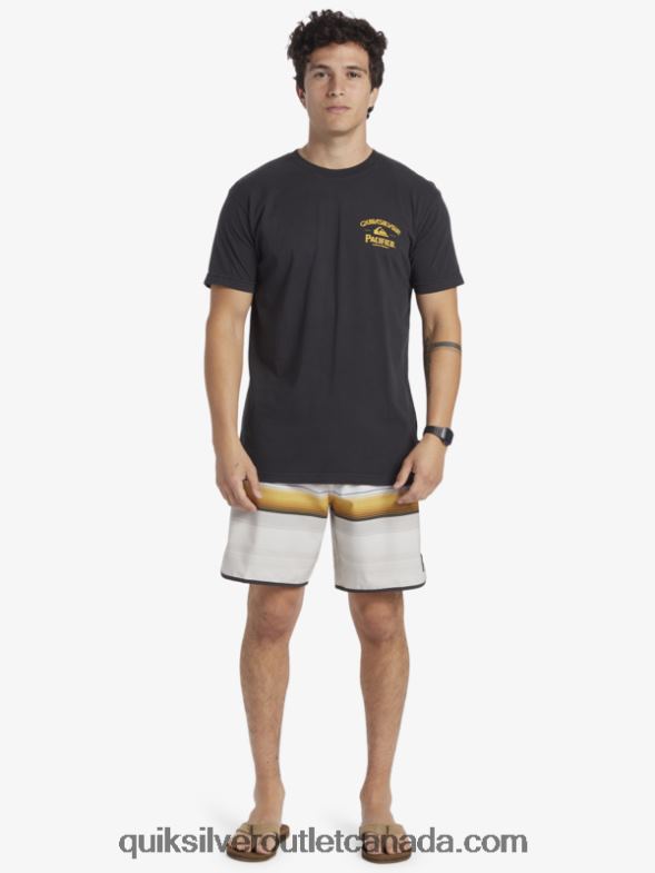 CA Quiksilver x Pacifico Men Straight Shooter T-Shirt tarmac TX4R28