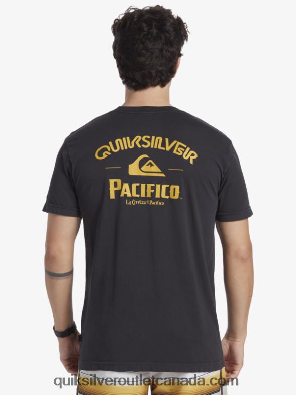 CA Quiksilver x Pacifico Men Straight Shooter T-Shirt tarmac TX4R28