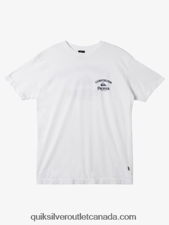 CA Quiksilver x Pacifico Men Straight Shooter T-Shirt white TX4R27
