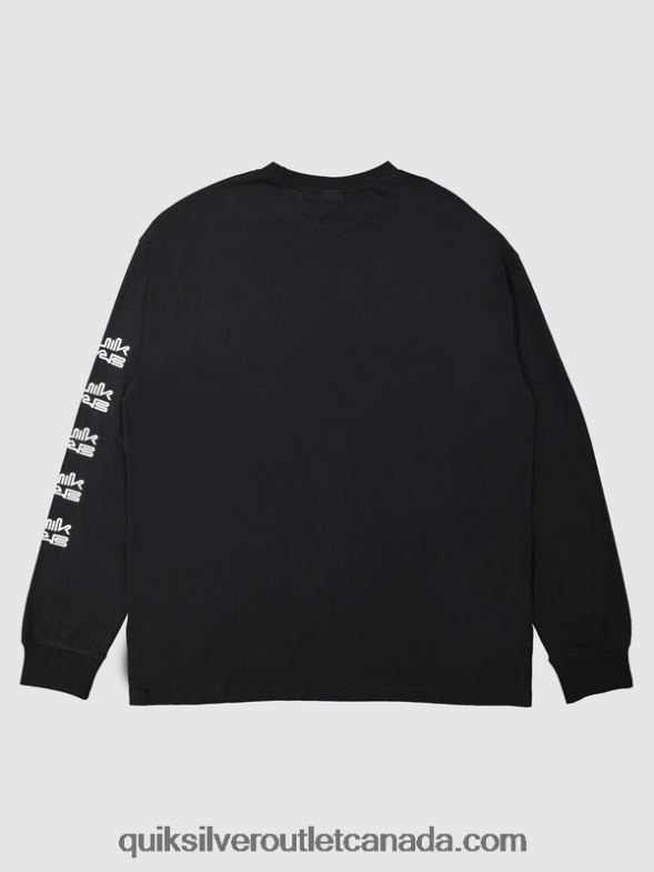 CA Quiksilver x Stab Men Organic Long Sleeve T-Shirt black TX4R21845