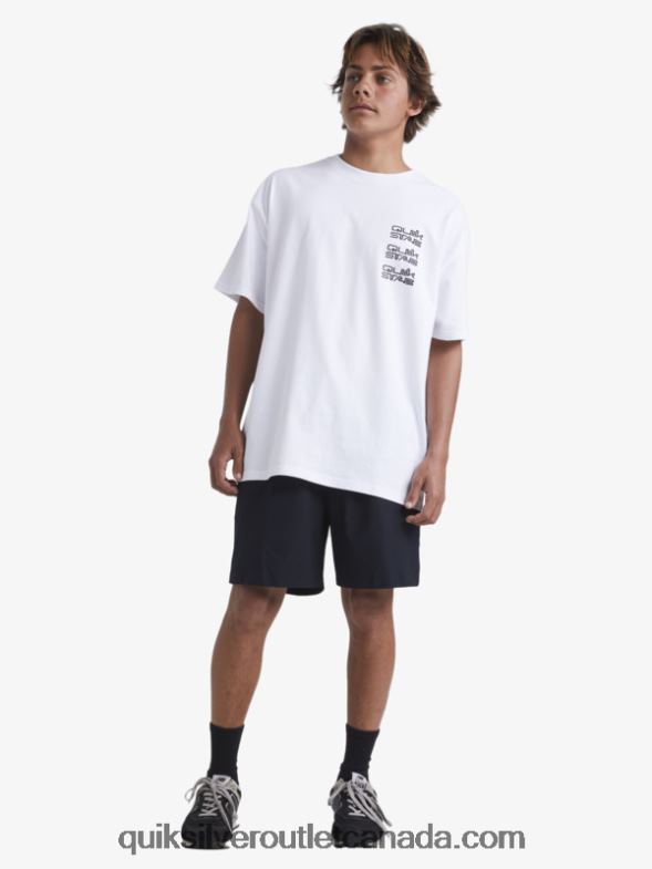 CA Quiksilver x Stab Men T-Shirt white TX4R21668