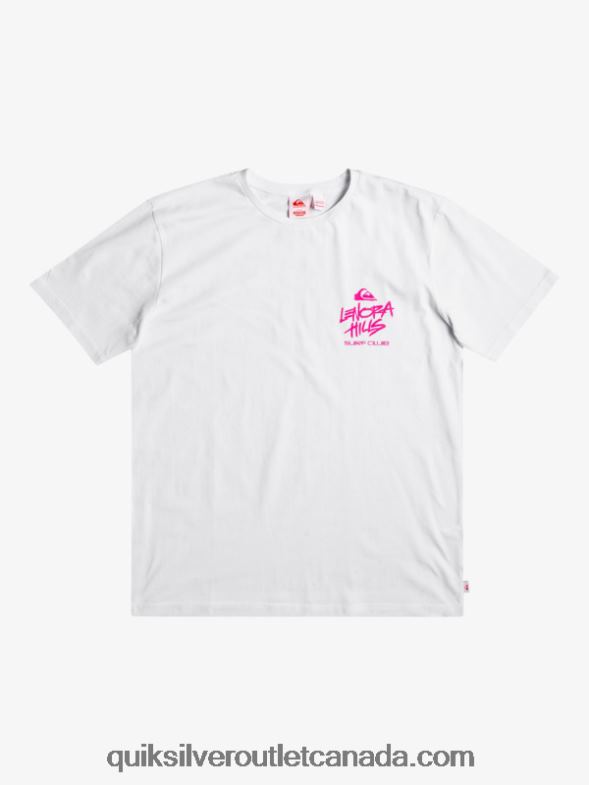 CA Quiksilver x Stranger Men Things Lenora T-Shirt white TX4R21839