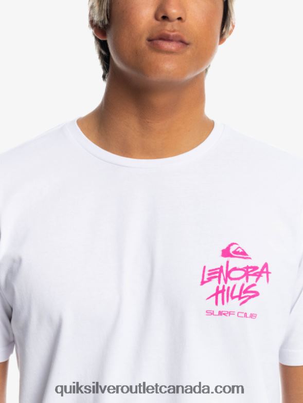 CA Quiksilver x Stranger Men Things Lenora T-Shirt white TX4R21839