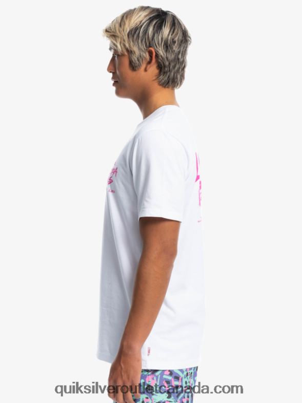 CA Quiksilver x Stranger Men Things Lenora T-Shirt white TX4R21839