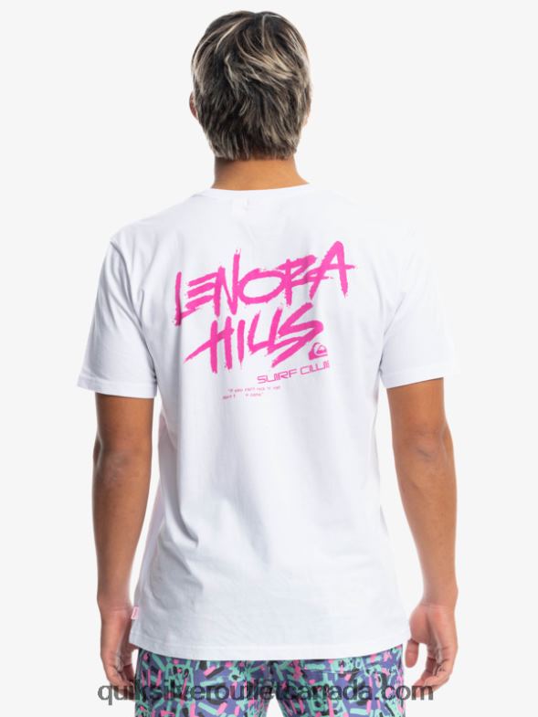 CA Quiksilver x Stranger Men Things Lenora T-Shirt white TX4R21839
