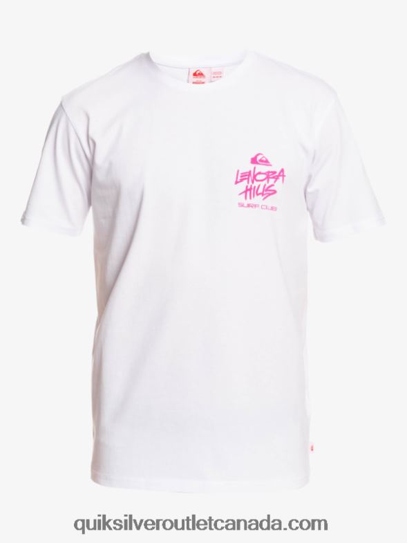 CA Quiksilver x Stranger Men Things Lenora T-Shirt white TX4R21839