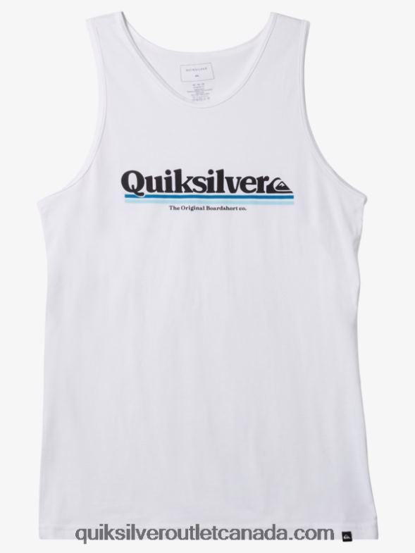 CA Quiksilver Men Between The Lines Tank white TX4R21004