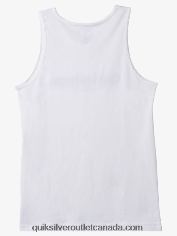 CA Quiksilver Men Between The Lines Tank white TX4R21004