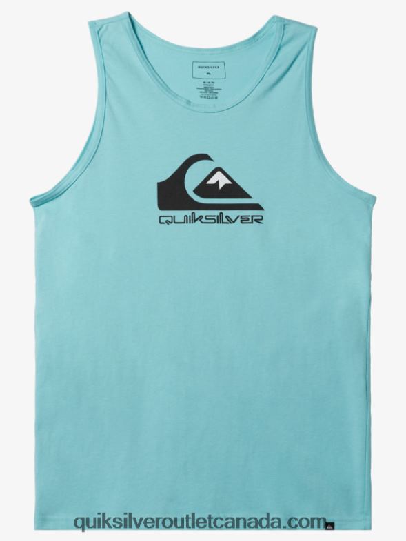 CA Quiksilver Men Big Logo Tank angel blue TX4R2265
