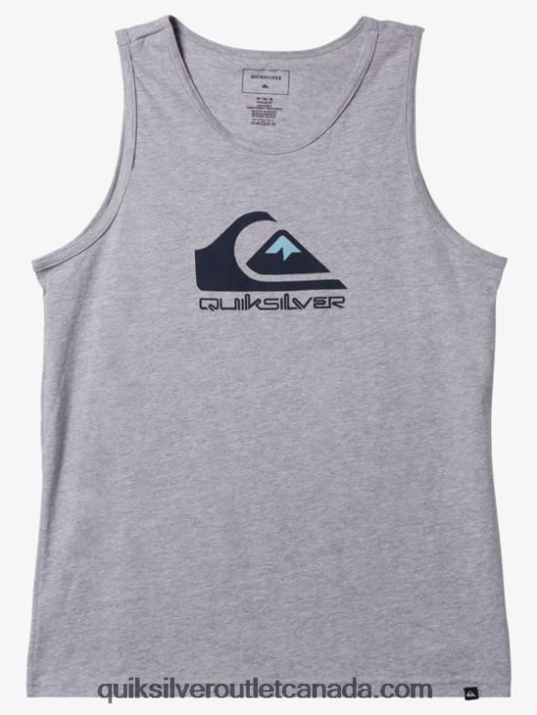 CA Quiksilver Men Big Logo Tank athletic heather TX4R2267